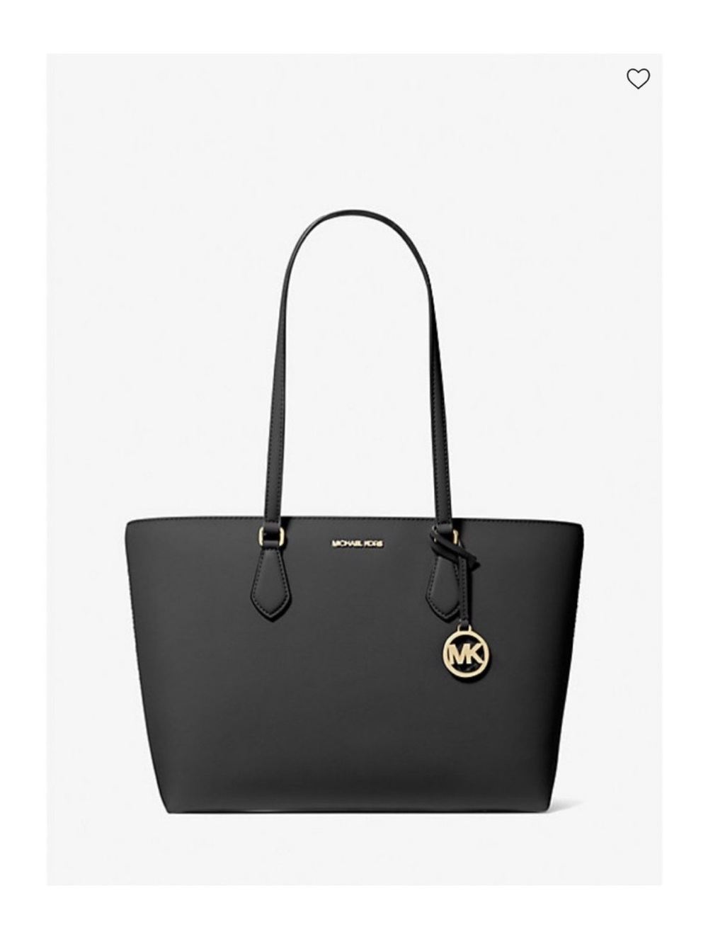 Michael Kors Sheila Large Tote Bag with Gold MK Charm